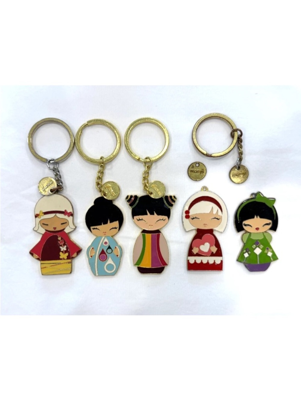 Momiji Doll Snuggle Keychains Vintage lot